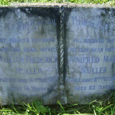 MULLER William Frederick -1959 &amp; Winifred Mary -1969