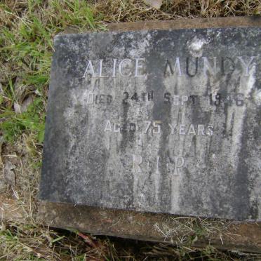 MUNDY Alice -1946