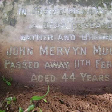 MULLER Steve -1949 &amp; Addie -1962 :: MULLER John Mervyn -1970