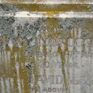 MURDOCH Mary -1918 :: MURDOCH David -1925 :: MURDOCH William -1931