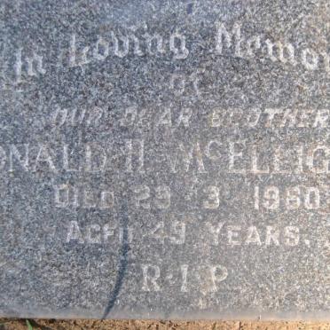 McELLIGOTT Ronald H. -1960
