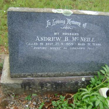 McNEILL Andrew B. -1959