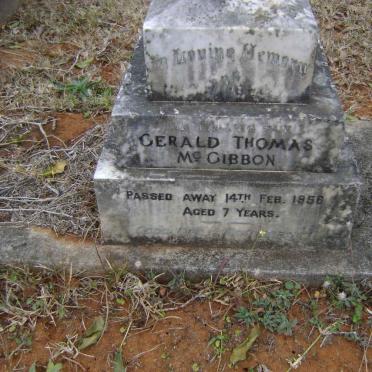 McGIBBON Gerald Thomas -1956