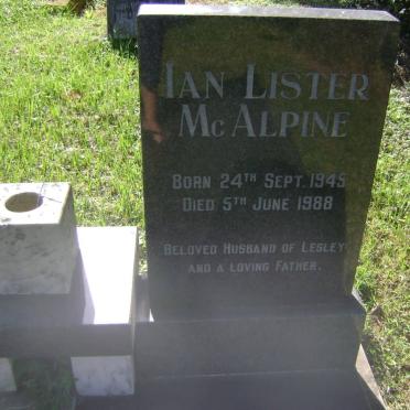 McALPINE Ian Lister 1945-1988