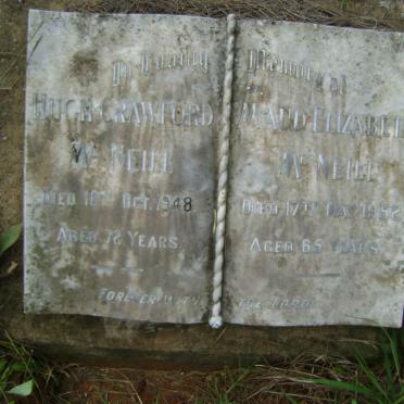 McNEILL Hugh Crawford -1948 &amp; Maud Elizabeth -1952
