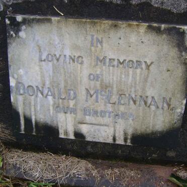 McLENNAN Donald  -1942