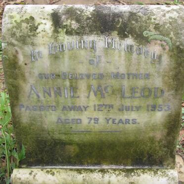 McLEOD Annie -1953