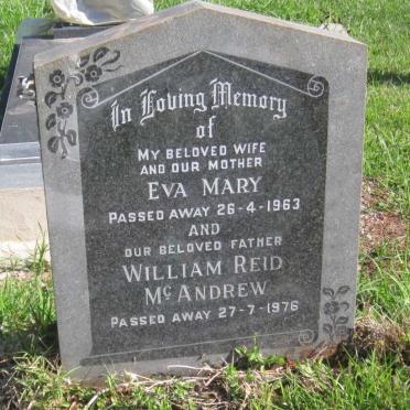 McANDREW William Reid -1976 &amp; Eva Mary -1963