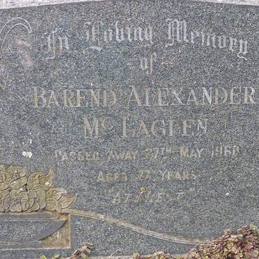 McLAGLEN Barend Alexander -1960
