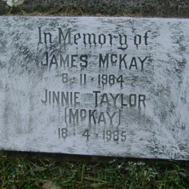 McKAY James -1984 :: TAYLOR Jinnie nee McKAY -1985