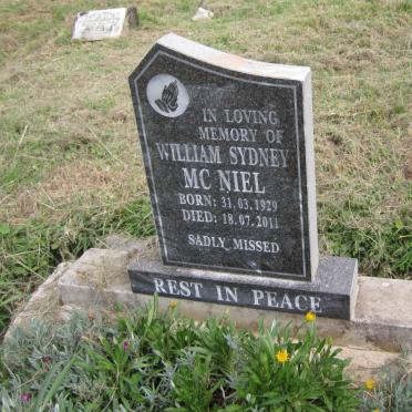 MC NEIL William Sydney 1929-2011