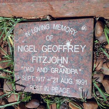 FITZJOHN Nigel Geoffrey 1917-1991