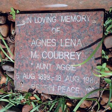 McCOUBREY Agnes Lena 1899-1986