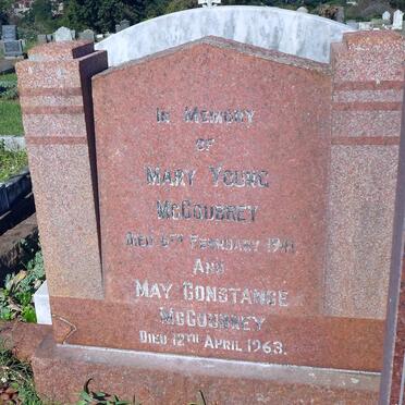 McCOUBREY Mary Young -1941 :: McCOUBREY May Constance -1963