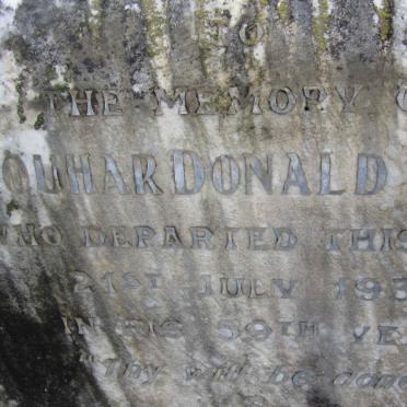 McRAE Farquhar Donald -1931