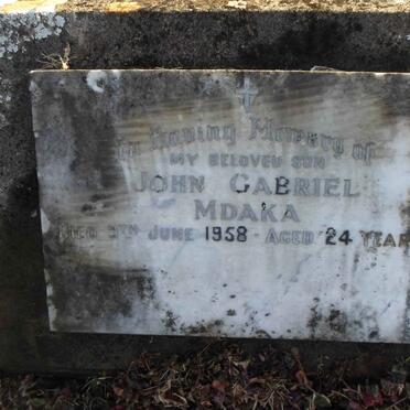 MDAKA John Gabriel -1958