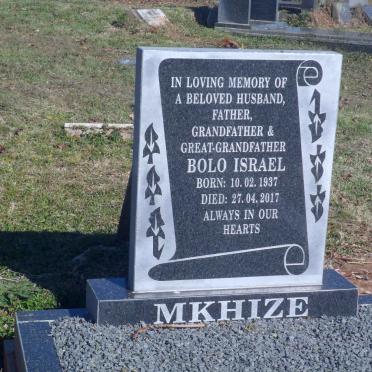 MKHIZE Bolo Israel 1937-2017