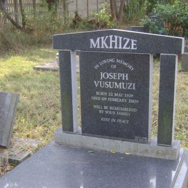 MKHIZE Joseph Vusumuzi 1939-2009