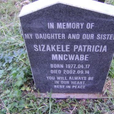 MNCWABE Sizakele Patricia 1977-2002