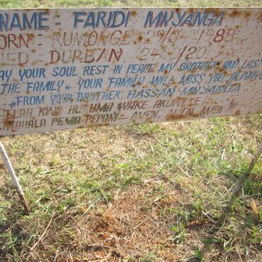 MNYANGA Faridi 1988-2015