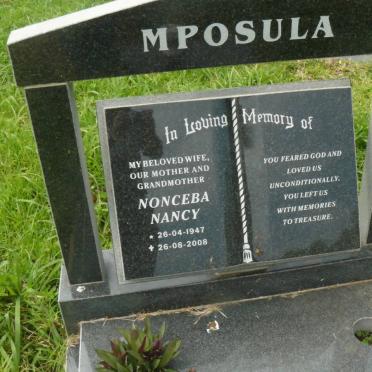 MPOSULA Nonceba Nancy 1947-2008
