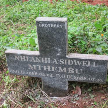 MTHEMBU Nhlanhla Sidwell 1968-2008