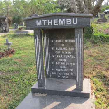 MTHEMBU Mfana Israel 1947-2005