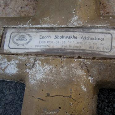 MTHETHWA Enoch Shokwakhe 1939-2012