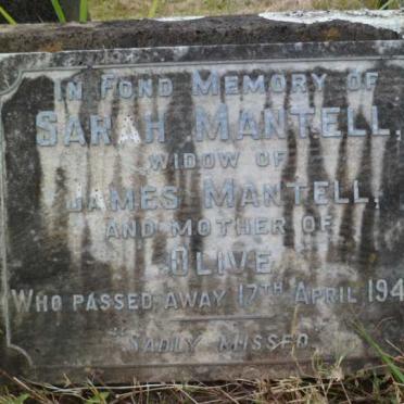 MANTELL Sarah -1944