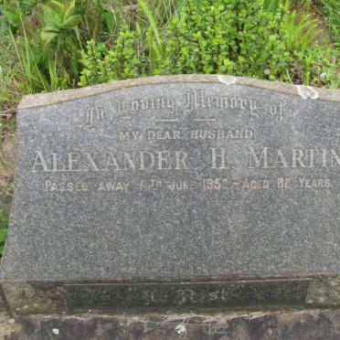 MARTIN Alexander H. -1952