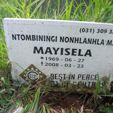 MAYISELA Ntombiningi Nonhlanhla M. 1969-2008