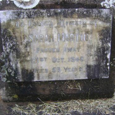 MARTIN Sarah -1946