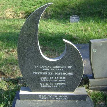 MATHONSI Tryphene 1935-2002