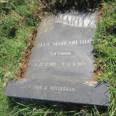 MARITZ Ella Margaretha nee FOUCHE 1891-1955