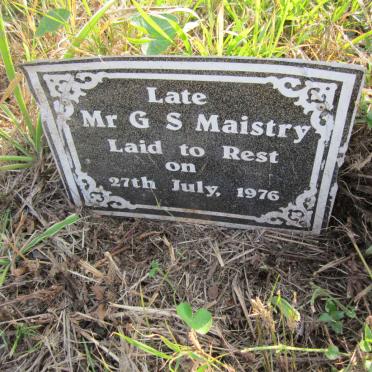 MAISTRY G.S. -1976