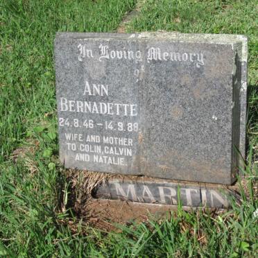 MARTIN Ann Bernadette 1946-1988