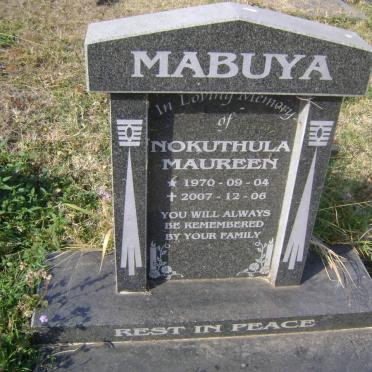 MABUYA Nokuthula Maureen 1970-2007