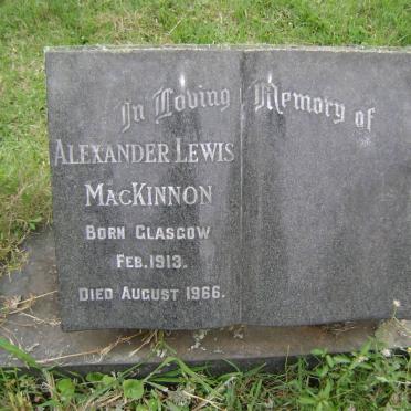 MACKINNON Alexander Lewis 1913-1966