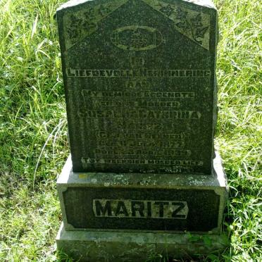 MARITZ Susanna Cathrina nee VAN REENEN 1877-1939