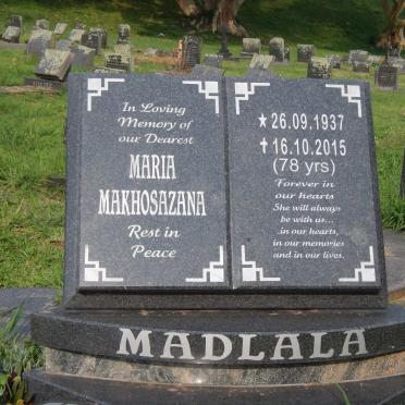 MADLALA Maria Makhosazana 1937-2015