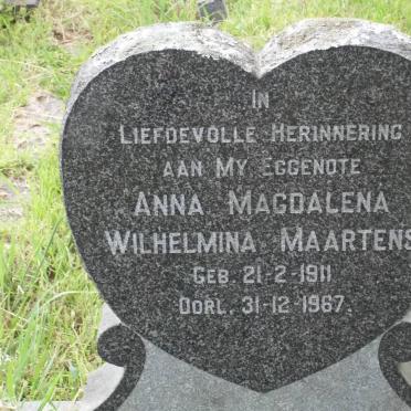 MAARTENS Anna Magdalena Wilhelmina 1911-1967