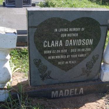 MADELA Clara Davidson 1920-2001