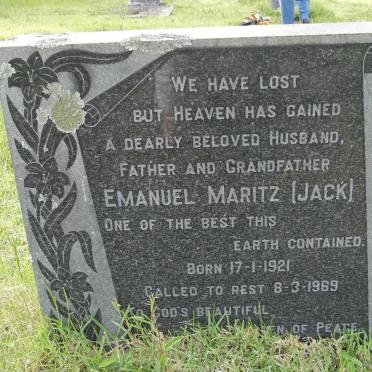 MARITZ Emanuel 1921-1969