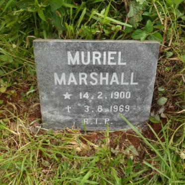MARSHALL Muriel 1900-1969