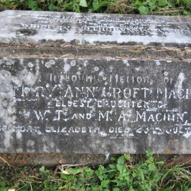 MACHIN Mary Ann Croft -1934