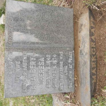MARKGRAAFF Ada Beryl Theresa 1942-1974