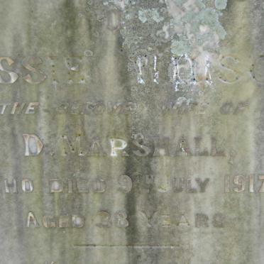 MARSHALL Jessie Wilson -1917