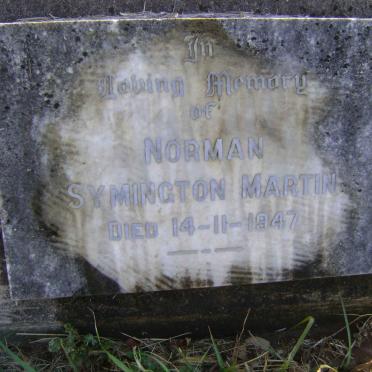 MARTIN Norman Symington -1947