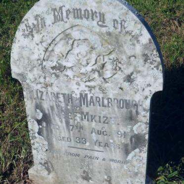 MARLBROUGH Elizabeth nee MKIZE -1917