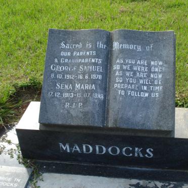 MADDOCKS George Samuel 1912-1978 &amp; Sena Maria 1913-1993 :: MADDOCKS George T.N. 1973-2011